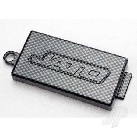 Traxxas Receiver Cover (Chassis Top Plate), Exo-Carbon Finish (Jato) (TRX5524G)