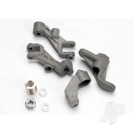 Traxxas Steering Bellcranks / Servo Saver / Servo Saver Spring / Steering Support / 4X7X2.5 Pb (4 Pcs) / 5X0.8Mm Nl (1Pc) (TRX5543)