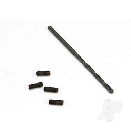Traxxas Suspension Down Stop Screws (Includes 2.5Mm Drill Bit) (Limits Suspension Droop, Sets Maximum Ride Height) (TRX5554)