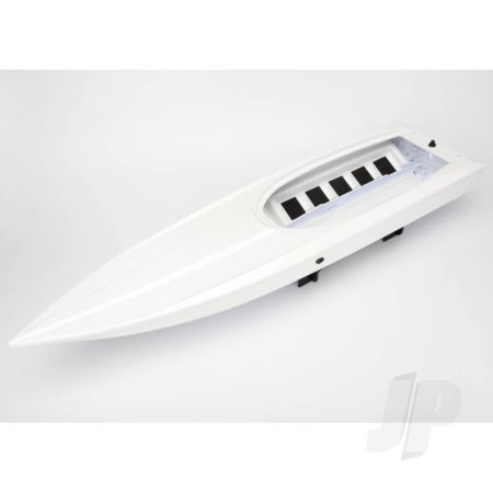 Traxxas Hull, Spartan, White (No Graphics) (Fully Assembled) *Lifetime Replacement Plan Available (TRX5711X)