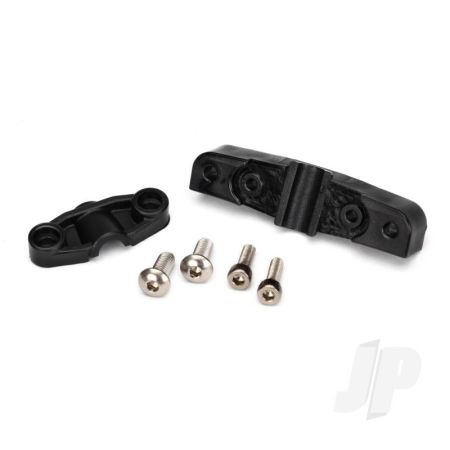 Traxxas Mount, Stuffing Tube (Upper & Lower) / 4X10Mm Bcs (Stainless) (2 Pcs) / 3X10Mm Cs (Stainless) (2 Pcs) (TRX5778)