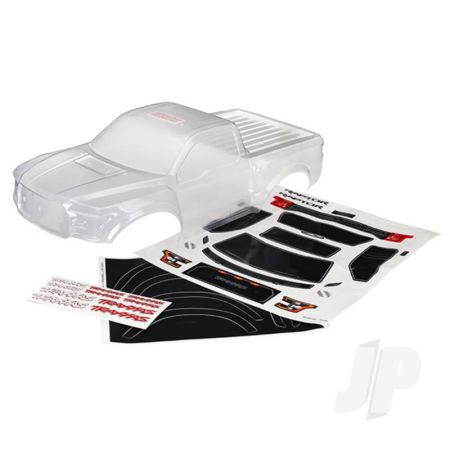 Traxxas Body, Ford Raptor, Heavy Duty (Clear, Requires Painting) / Decals (TRX5826)