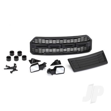 Traxxas Body Accessories Kit, 2017 Ford Raptor (Includes Grille, Hood Insert, Side Mirrors, & Mounting Hardware) (TRX5828)