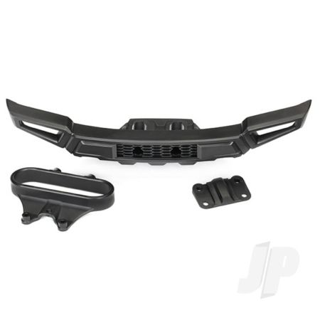 Traxxas Bumper, Front / Bumper Mount, Front / Adapter (Fits 2017 Ford Raptor) (TRX5834)