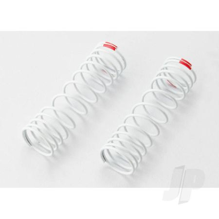Traxxas Springs, Front (White) (Progressive Rate) (2 Pcs) (Fits #5862 Aluminium Big Bore Shocks) (TRX5860)