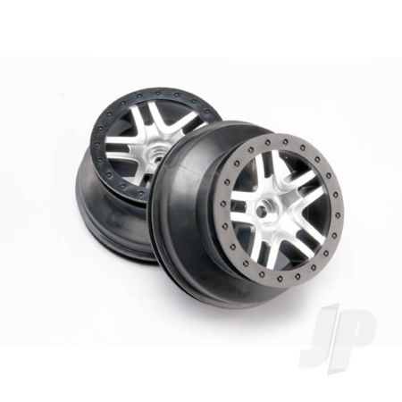 Traxxas Chrome/Black Sct Wheels (2 Pcs) (TRX5876)