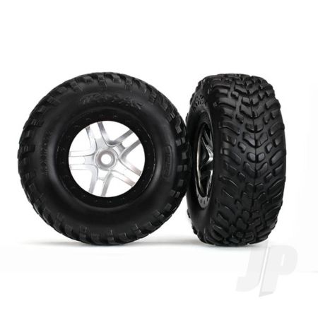 Traxxas Tyres And Wheels, Assembled Glued Sct Off-Road Racing Tyres (2 Pcs) (TRX5975X)