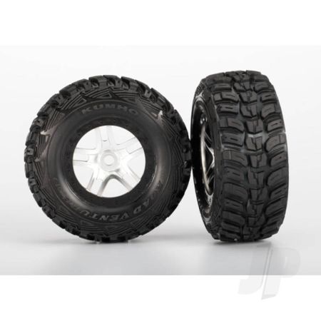 Traxxas Tyres And Wheels, Assembled Glued Kumho Tyres (2 Pcs) (Front And Rear) (TRX5976R)