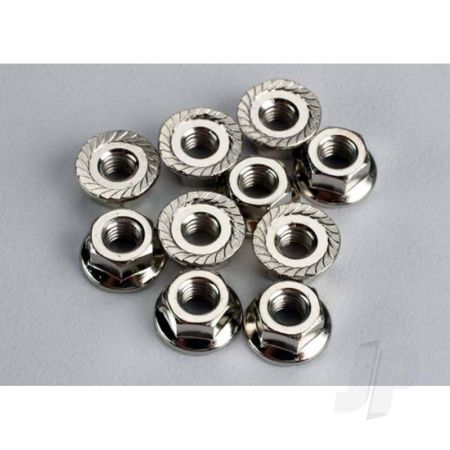 Traxxas Nuts, 4Mm Flanged (10 Pcs) (TRX6135)