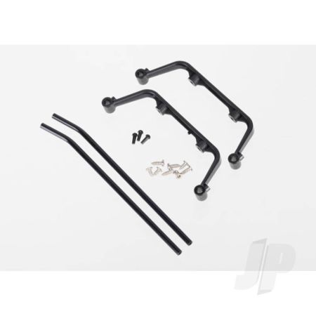 Traxxas Landing Skid Set (Black-Anodised) / Screws (4 Pcs) (Assembled) (TRX6356)