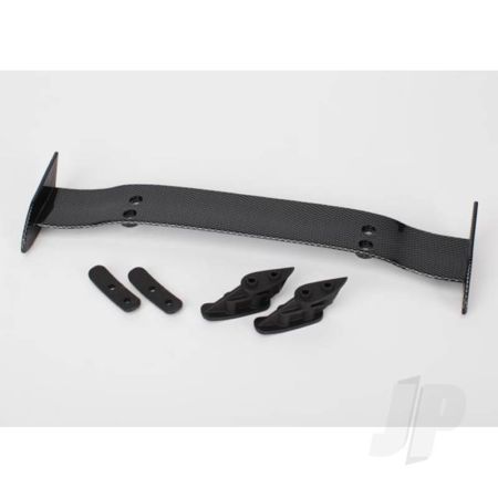Traxxas Wing (Exo-Carbon) / Wing Mounts (2 Pcs) / Washers (2 Pcs) (TRX6414G)