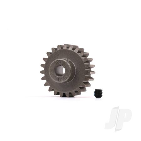 Traxxas Gear, 23-T Pinion (1.0 Metric Pitch) (Fits 5Mm Shaft)/ Set Screw (For Use Only With Steel Spur Gears) (TRX6481X)