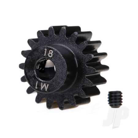 Traxxas 18-T Pinion Gear (1.0 Metric Pitch) Set (Fits 5Mm Shaft) (TRX6491R)
