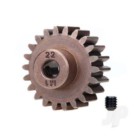 Traxxas 22-T Pinion Gear (1.0 Metric Pitch) Set (Fits 5Mm Shaft) (TRX6495X)