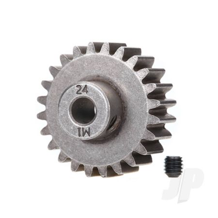 Traxxas 24-T Pinion Gear (1.0 Metric Pitch) Set (Fits 5Mm Shaft) (TRX6496X)