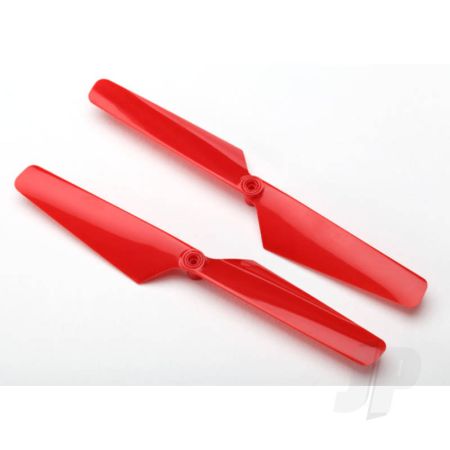 Traxxas Rotor Blade Set, Red (2 Pcs) / 1.6X5Mm Bcs (2 Pcs) (TRX6628)