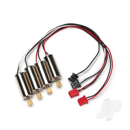 Traxxas Motor, Clockwise (High Output, Red Connector) (2 Pcs) / Motor, Counter-Clockwise (High Output, Black Connector) (2 Pcs) (TRX6634)