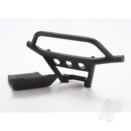 Traxxas Bumper, Front / Skidplate, Front (Black) (TRX6735)