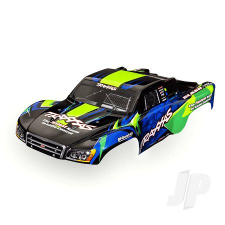 Traxxas Body, Slash Vxl 2Wd (Also Fits Slash 4X4), Green & Blue (Painted, Decals Applied) (TRX6812G)