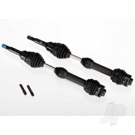 Traxxas Driveshafts, Front, Steel-Spline Constant-Velocity (Complete Assembly) (2 Pcs) (TRX6851R)