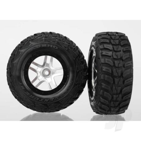 Traxxas Tyres And Wheels, Assembled Glued Kumho Tyres (2 Pcs) (TRX6874R)