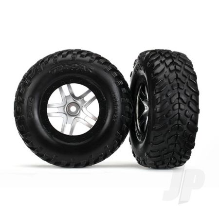 Traxxas Tyres And Wheels, Assembled Glued Sct Off-Road Racing Tyres (2 Pcs) (TRX6892)