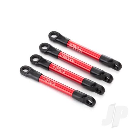 Traxxas Push Rods, Aluminium (Red-Anodised) (4 Pcs) (Assembled With Rod Ends) (TRX7018X)