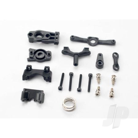 Traxxas Steering Arm (Upper & Lower) / Steering Link / Servo Horn / Servo Saver / Servo Saver Spring / Servo Horn Mount / Ball Stud (2 Pcs) / Shock Mounts, Front & Rear / 2.5X18Mm Cs (4 Pcs) (TRX7043)