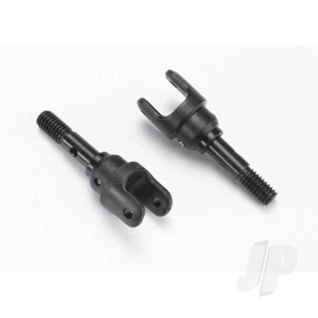 Traxxas Stub Axle, Steel (2 Pcs) / Yokes (2 Pcs) (Assembled) (TRX7054)