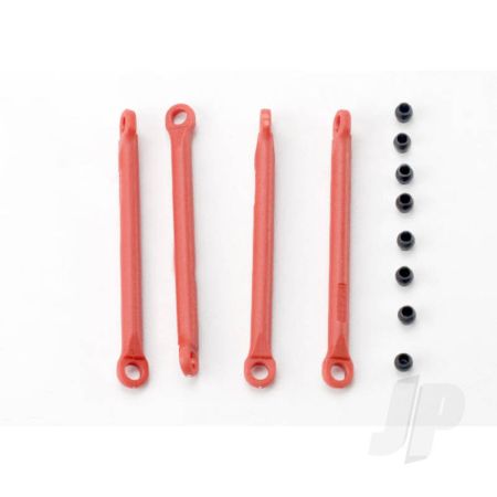Traxxas Push Rod (Moulded Composite) (Red) (4 Pcs) / Hollow Balls (8 Pcs) (TRX7118)