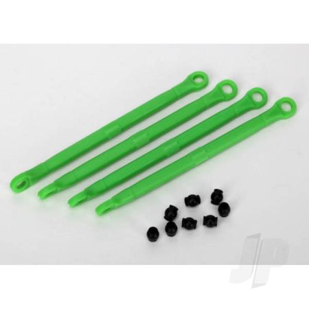 Traxxas Toe Link, Front & Rear (Moulded Composite) (Green) (4 Pcs) / Hollow Balls (8 Pcs) (TRX7138G)