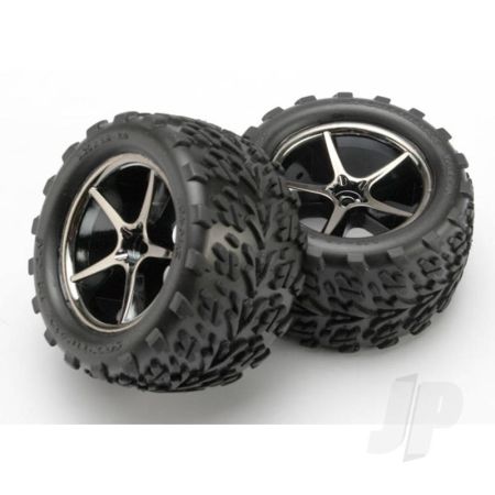 Traxxas Tyres And Wheels, Assembled Glued Talon Tyres (2 Pcs) (TRX7174A)