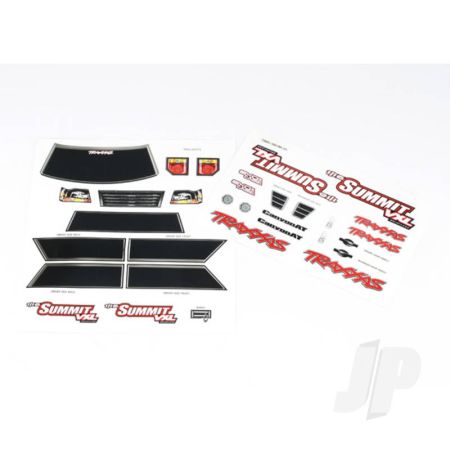 Traxxas Decal Sheets, 1:16 Scale Summit Vxl (TRX7213)