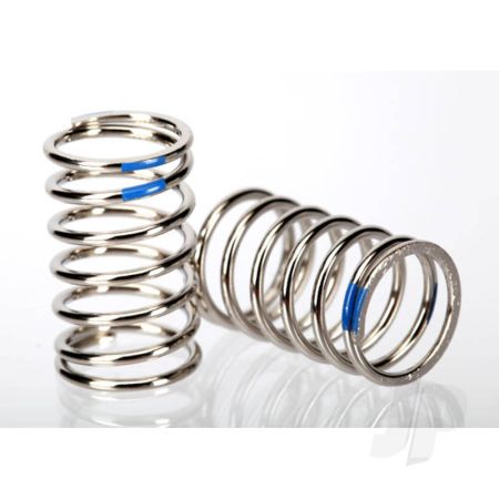 Traxxas Spring, Shock (Nickel Finish) (Gtr) (2.925 Rate, Blue) (1 Pair) (TRX7245A)