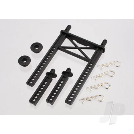 Traxxas Body Mount, Rear / Body Mount Posts, Front (2 Pcs) / Body Washer, Rear (2 Pcs) (For Fiesta / Rally Body) (TRX7315)