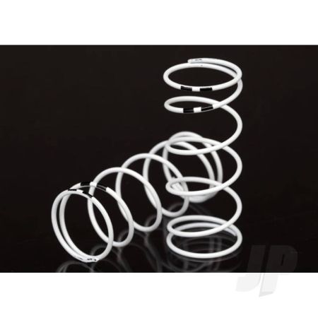 Traxxas Spring, Shock, White (Gtr Long) (0.767 Rate Black) (1 Pair) (TRX7444)