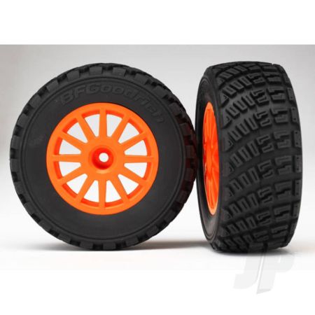 Traxxas Tyres And Wheels, Assembled Glued Bfgoodrich Rally (2 Pcs) (TRX7473A)