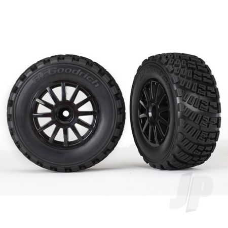 Traxxas Tyres And Wheels, Assembled Glued Gravel Pattern Tyres (2 Pcs) (TRX7473T)