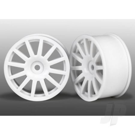 Traxxas Wheels, 12-Spoke (White) (2 Pcs) (TRX7571)
