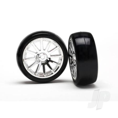 Traxxas Tyres And Wheels, Assembled Glued 12-Spoke (2 Pcs) (TRX7573)