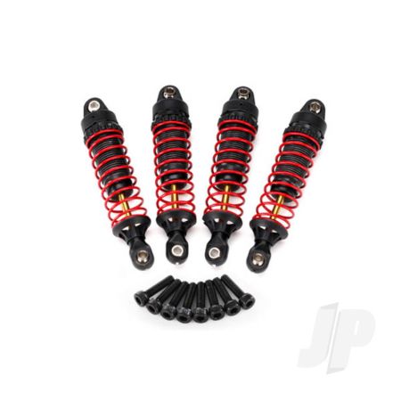 Traxxas Shocks, Gtr Hard-Anodised, Ptfe-Coated Aluminium Bodies With Tin Shafts (Fully Assembled With Springs) (4 Pcs) / 2.5X10Mm Cs (8 Pcs) (TRX7665)