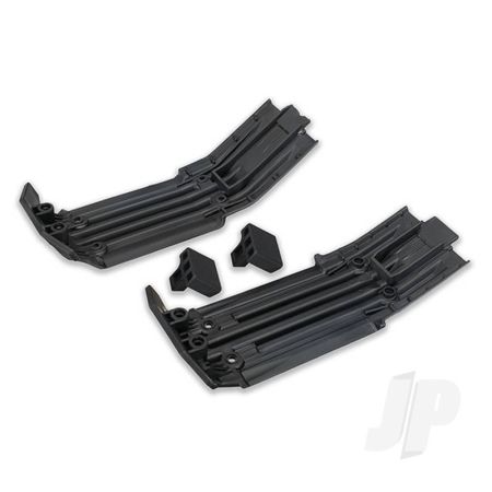 Traxxas Skidplate, Front (1Pc), Rear (1Pc) / Rubber Impact Cushion (2 Pcs) (TRX7744)