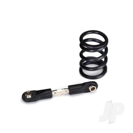 Traxxas Steering Link, Steel / Servo Saver Spring, Heavy Duty (Use With #2085X Metal Gear Servo) (TRX7746X)
