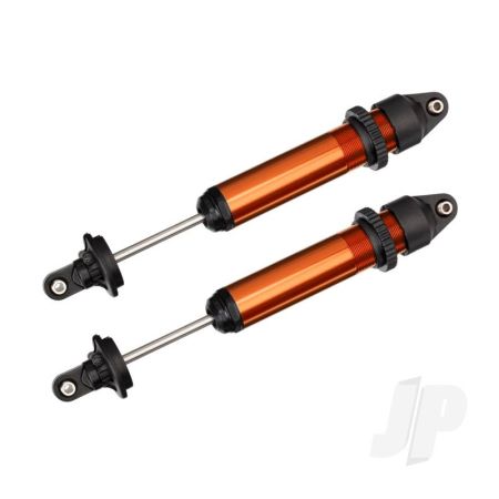 Traxxas Shocks, Gtx, Aluminium, Orange-Anodised (Fully Assembled W/O Springs) (2) (TRX7761T)