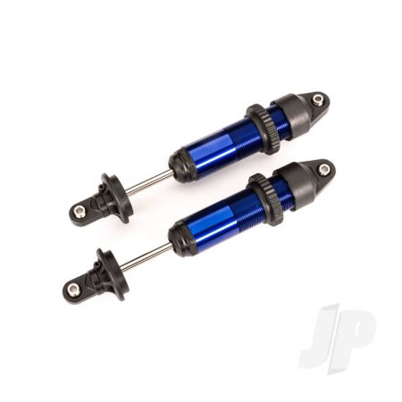 Traxxas Shocks, Gtx, Medium (Aluminium, Blue-Anodised) (Fully Assembled W/O Springs) (2) (TRX7861)