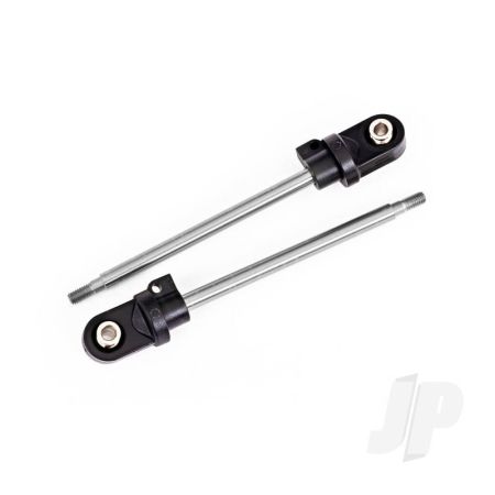 Traxxas Shock Shaft, 92Mm (Gtx) (Steel, Chrome Finish) (2) (Assembled With Rod Ends & Hollow Balls) (TRX7863)