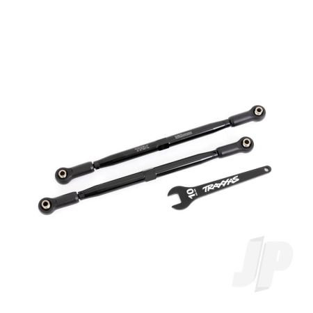 Traxxas Toe Links, Front (Tubes Black-Anodised, 6061-T6 Aluminium) (2) (For Use With #7895 X-Maxx Widemaxx Suspension Kit) (TRX7897A)