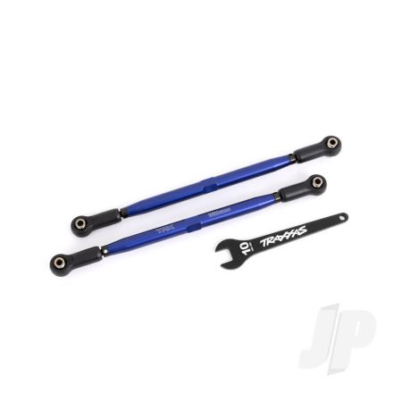 Traxxas Toe Links, Front (Tubes Blue-Anodised, 6061-T6 Aluminium) (2) (For Use With #7895 X-Maxx Widemaxx Suspension Kit) (TRX7897X)