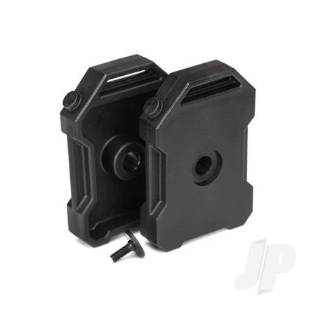 Traxxas Fuel Canisters (Black) (2 Pcs) / 3X8 Fcs (1Pc) (TRX8022T)
