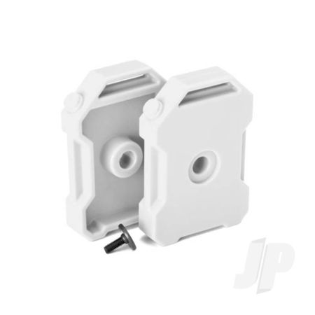 Traxxas Fuel Canisters (White) (2 Pcs) / 3X8 Fcs (1Pc) (TRX8022X)